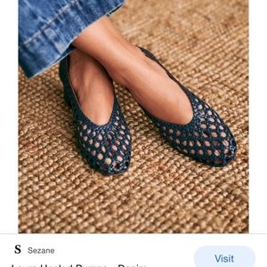 Sezane Laura Low Heeled Court Pumps NWT EU size 38